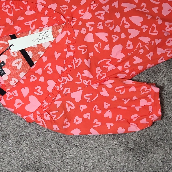 Nobody's Child from Asos oversized collar Fushia pink blouse - Picture 5 of 7